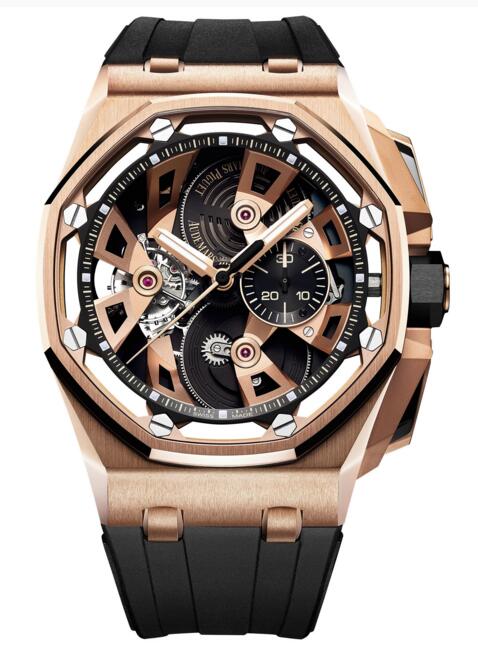 Luxury Replica Audemars Piguet Royal Oak Offshore Tourbillon Chronograph 26421OR.OO.A002CA.01 watch